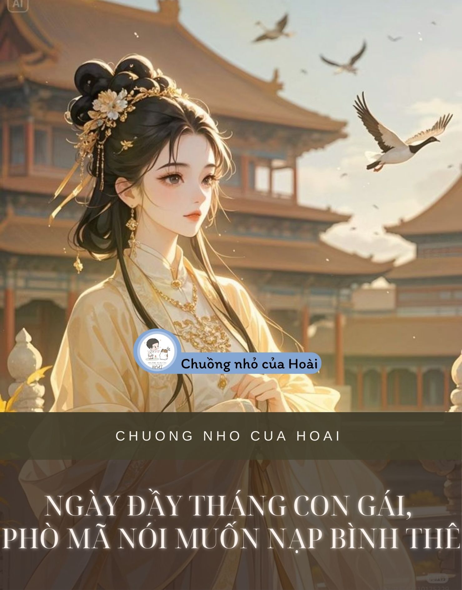 NGÀY ĐẦY THÁNG CON GÁI, PHÒ MÃ NÓI MUỐN NẠP BÌNH THÊ