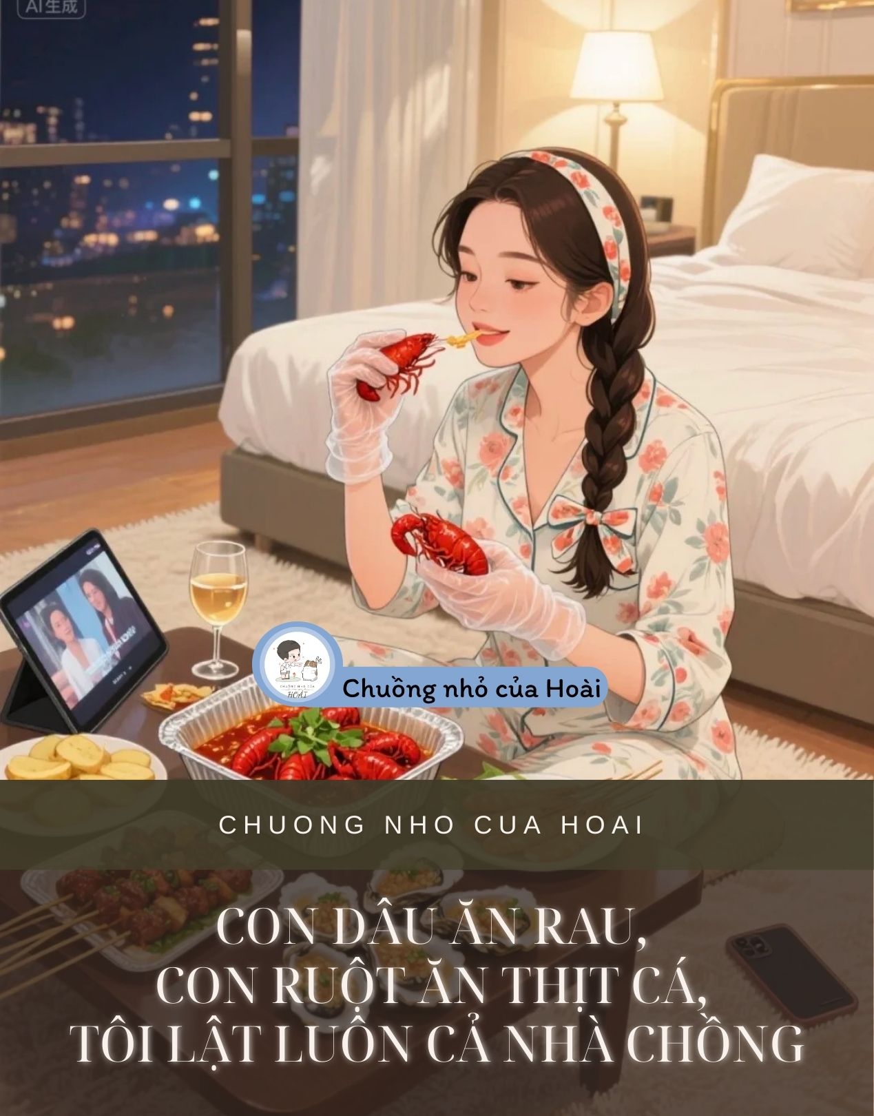 CON DÂU ĂN RAU, CON RUỘT ĂN THỊT CÁ, TÔI LẬT LUÔN CẢ NHÀ CHỒNG