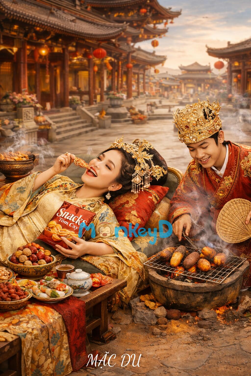 HOÀNG HẬU NẰM NGỬA: NUÔI THÁI TỬ THÀNH ĐỆ TỬ TẤU HÀI