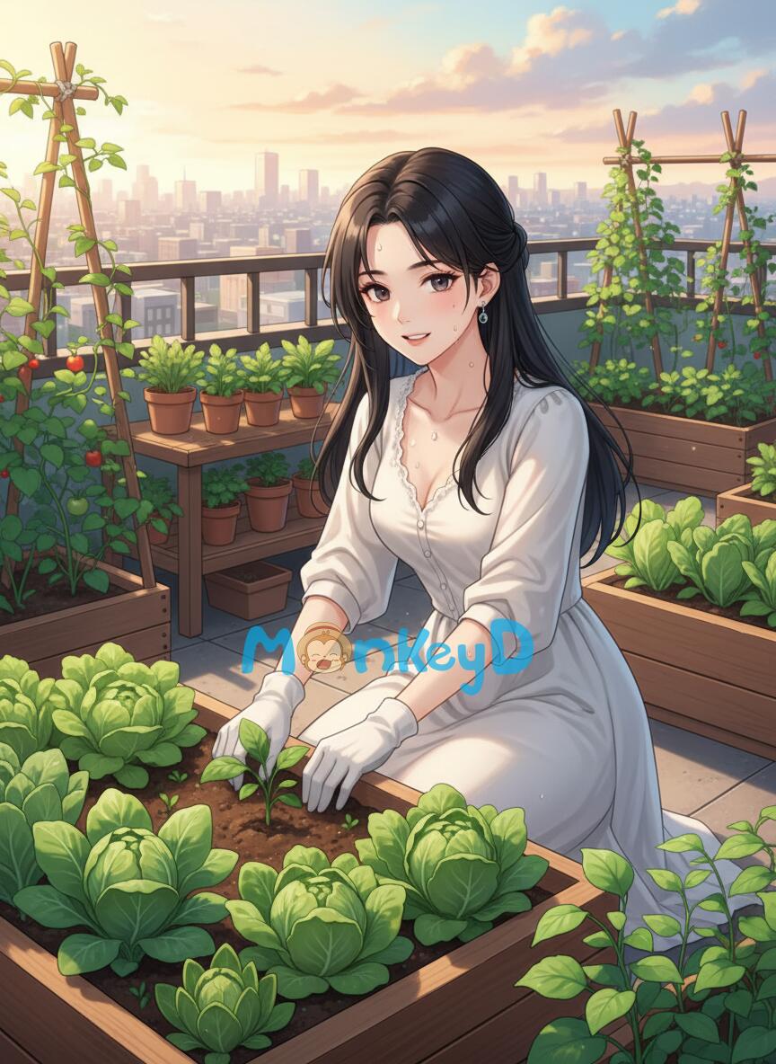 Trồng rau trên sân thượng trong thời kỳ tận thế