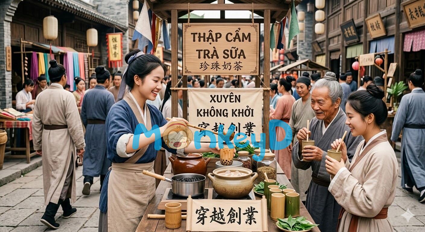 Xuyên Về Cổ Đại, Ta Khởi Nghiệp Từ Bán Trà Sữa