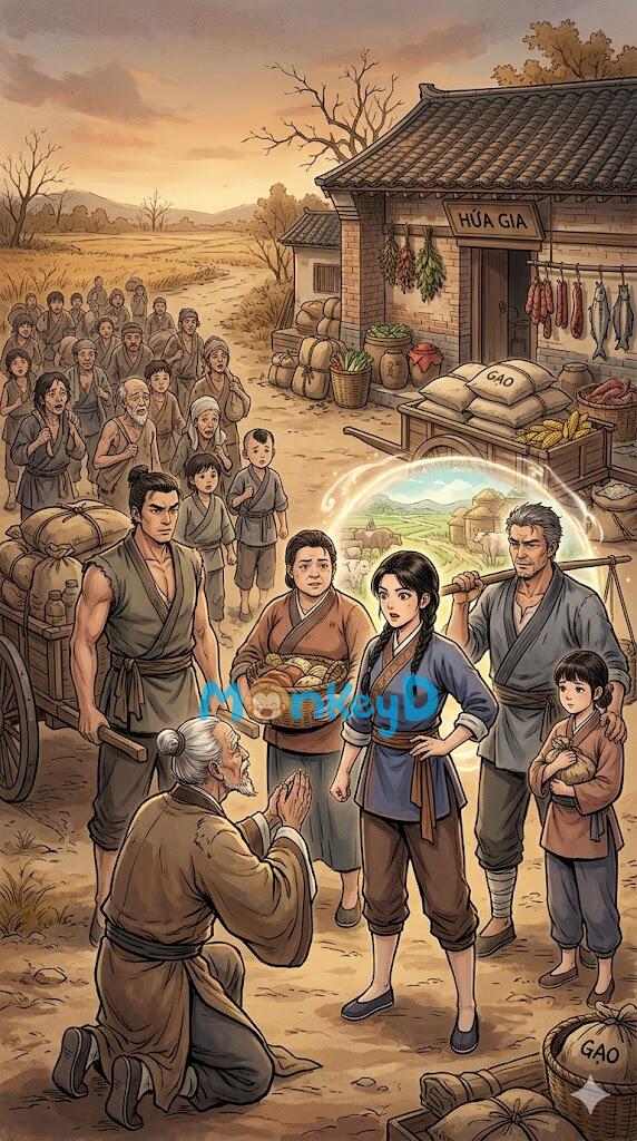 Cả nhà ta đều là rác rưởi , ngươi bắt ta dẫn cả thôn đi chạy nạn