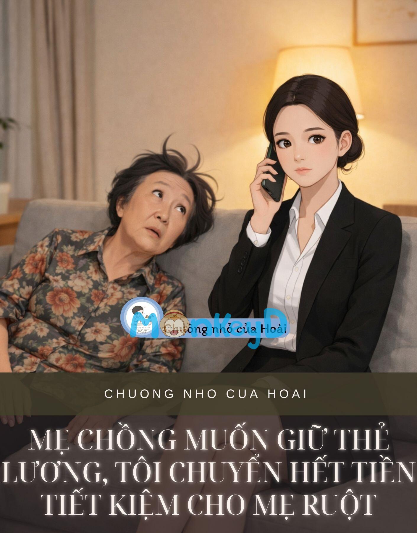 MẸ CHỒNG MUỐN GIỮ THẺ LƯƠNG, TÔI CHUYỂN HẾT TIỀN TIẾT KIỆM CHO MẸ RUỘT