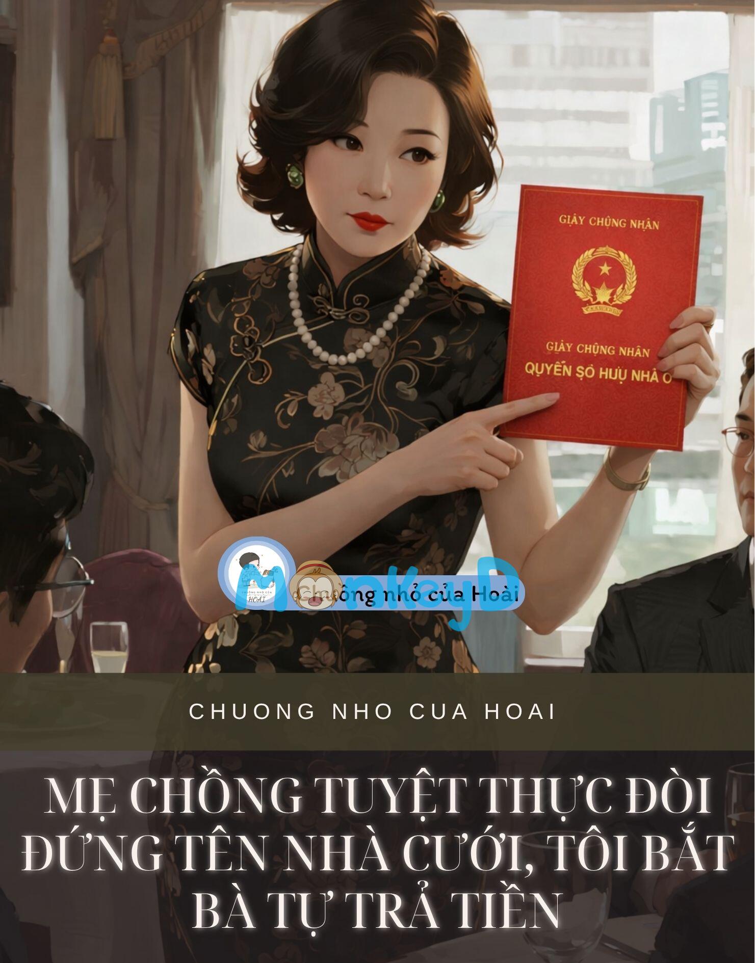 MẸ CHỒNG TUYỆT THỰC ĐÒI ĐỨNG TÊN NHÀ CƯỚI, TÔI BẮT BÀ TỰ TRẢ TIỀN