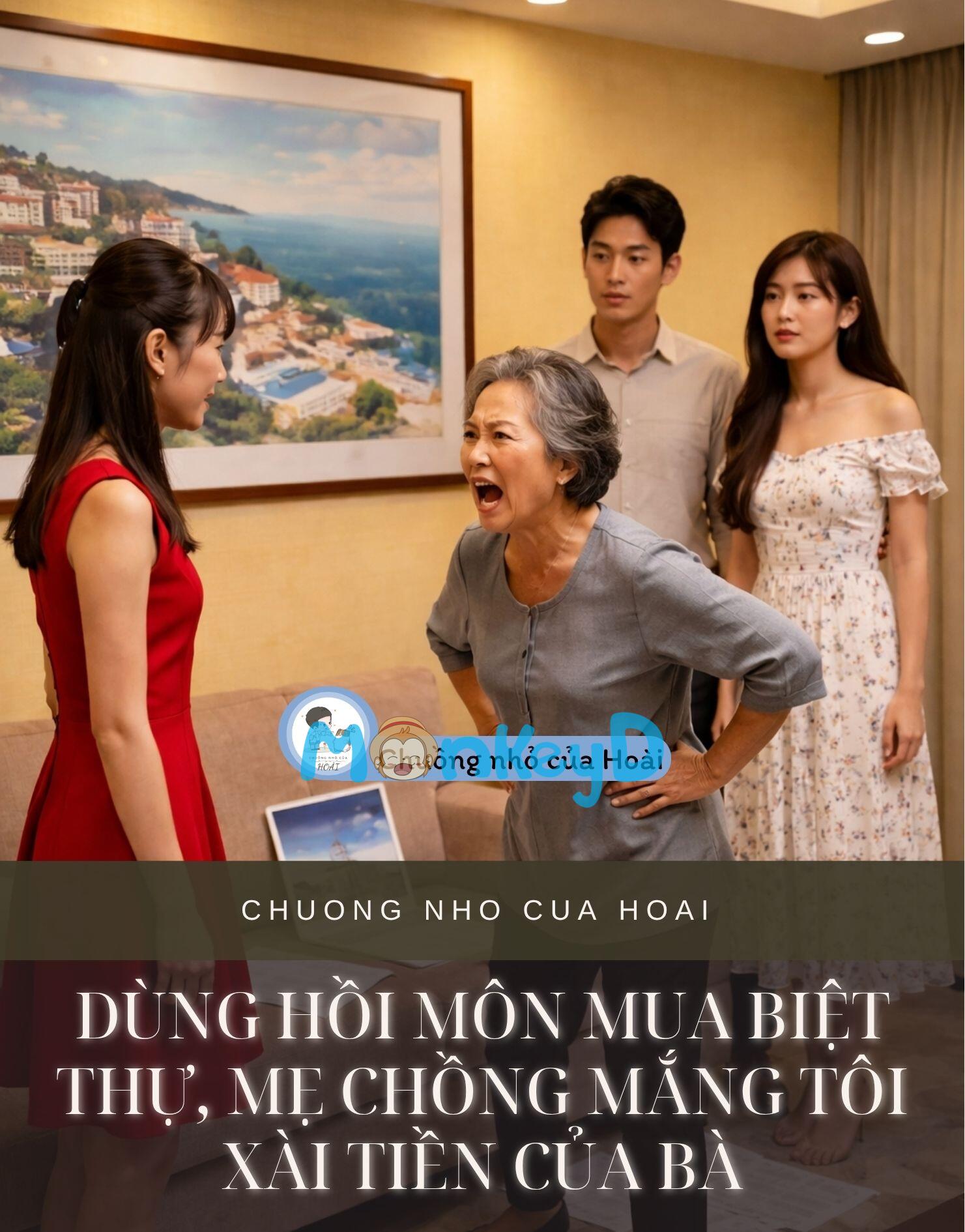 DÙNG HỒI MÔN MUA BIỆT THỰ, MẸ CHỒNG MẮNG TÔI XÀI TIỀN CỦA BÀ
