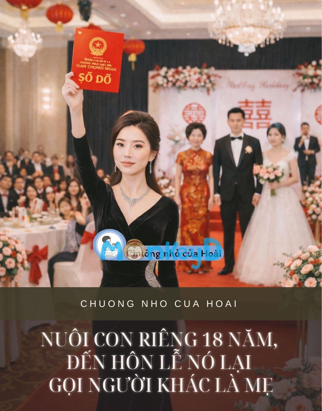 NUÔI CON RIÊNG 18 NĂM, ĐẾN HÔN LỄ NÓ LẠI GỌI NGƯỜI KHÁC LÀ MẸ