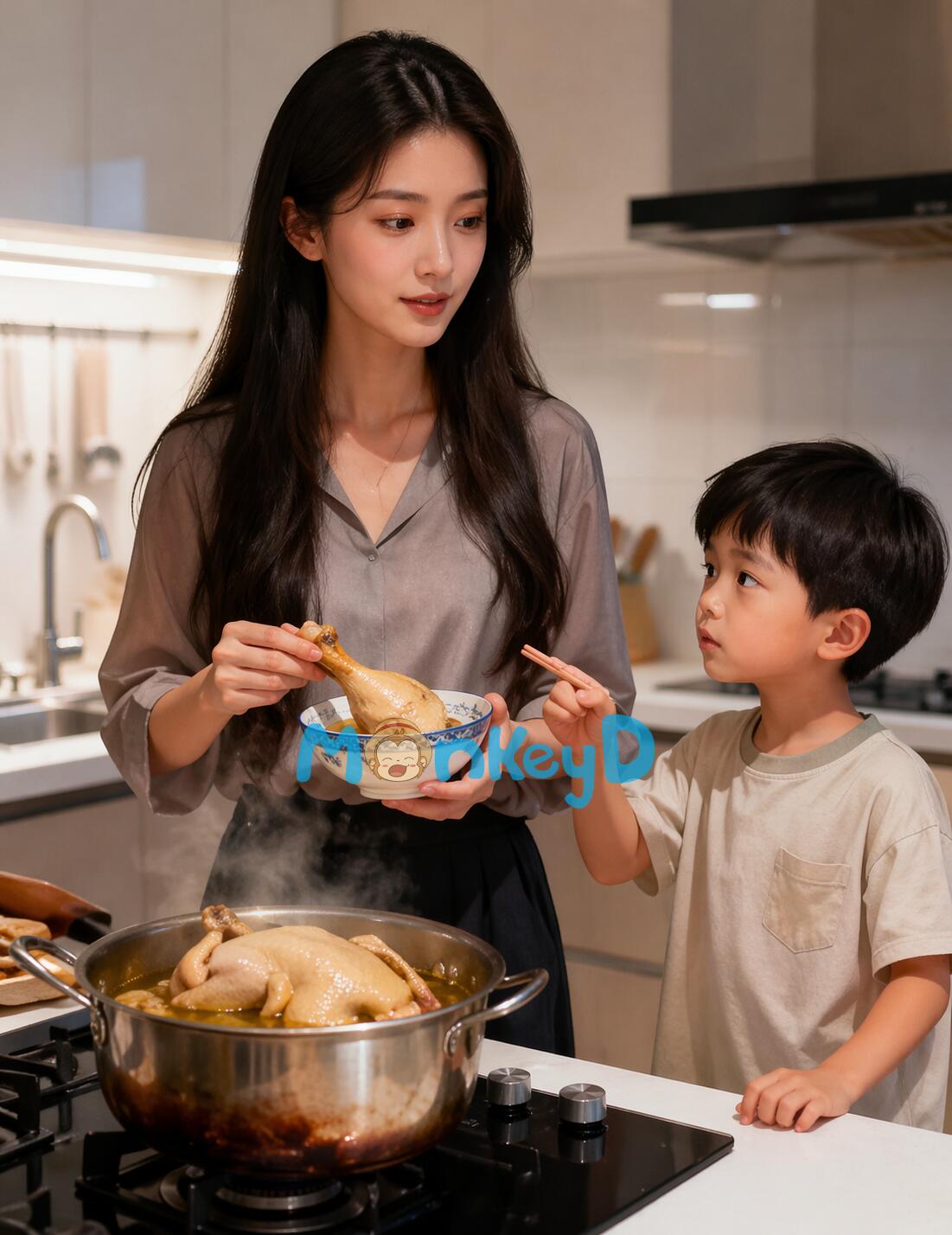 CON TRAI NÓI TÔI KHÔNG XỨNG ĂN ĐÙI GÀ, TÔI NÓI CẢ NHÀ CHỒNG KHÔNG XỨNG ĐÁNG LÀ GIA ĐÌNH CỦA TÔI