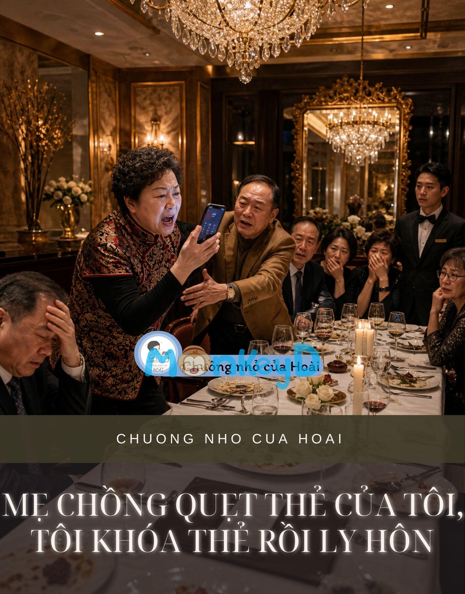 MẸ CHỒNG QUẸT THẺ CỦA TÔI, TÔI KHÓA THẺ RỒI LY HÔN
