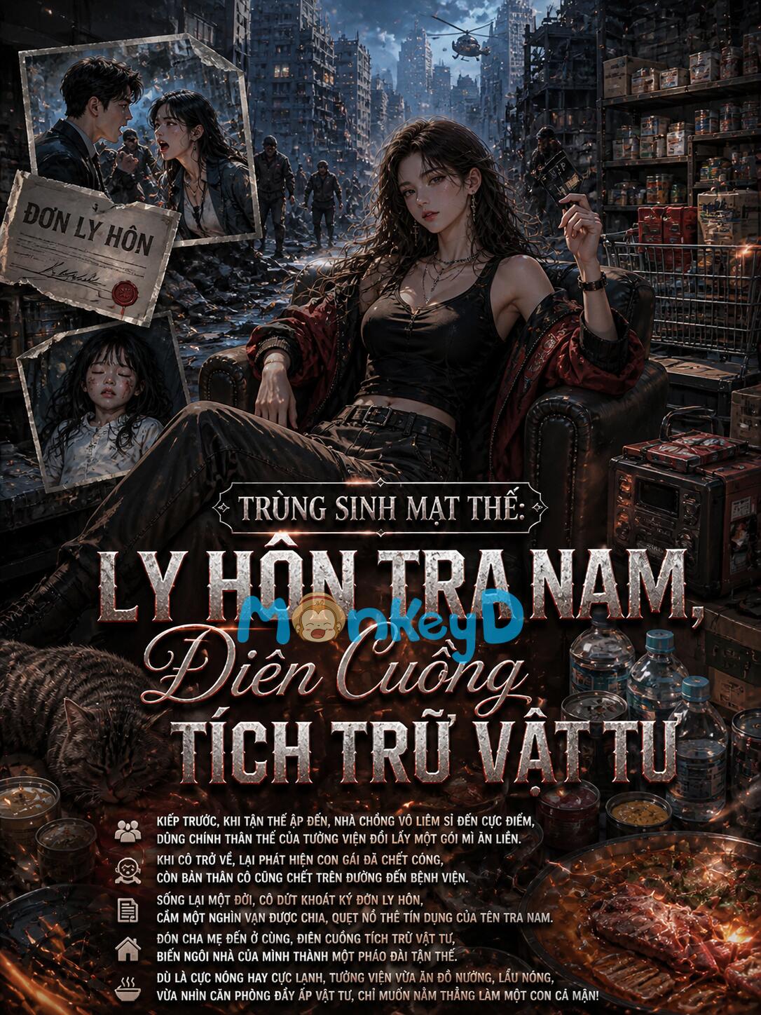Trùng Sinh Mạt Thế: Ly Hôn Tra Nam, Điên Cuồng Tích Trữ Vật Tư