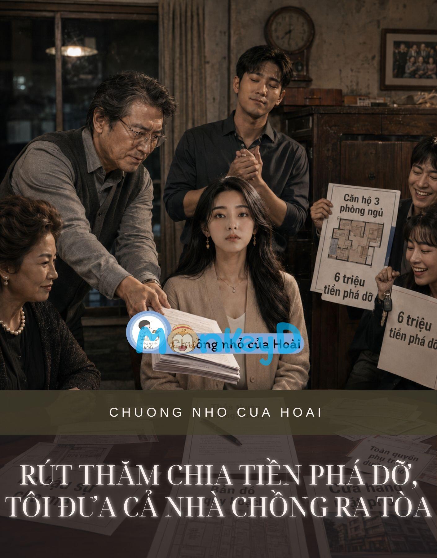 RÚT THĂM CHIA TIỀN PHÁ DỠ, TÔI ĐƯA CẢ NHÀ CHỒNG RA TÒA