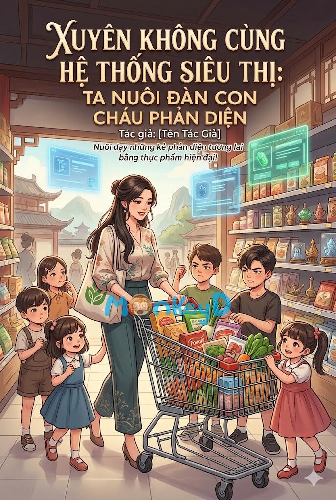 Xuyên Không Cùng Hệ thống Siêu thị: Ta nuôi đàn con cháu phản diện