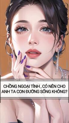CHỒNG NGOẠI TÌNH , CÓ NÊN CHO ANH TA CON ĐƯỜNG SỐNG KHÔNG?