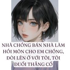 NHÀ CHỒNG BÁN NHÀ LÀM HỒI MÔN CHO EM CHỒNG, ĐÒI LÊN Ở VỚI TÔI, TÔI ĐUỔI THẲNG CỔ
