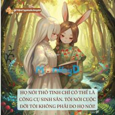 HỌ NÓI THỎ TINH CHỈ CÓ THỂ LÀ CÔNG CỤ SINH SẢN. TÔI NÓI CUỘC ĐỜI TÔI KHÔNG PHẢI DO HỌ NÓI!