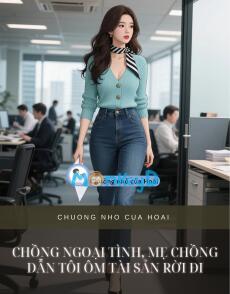 CHỒNG NGOẠI TÌNH, MẸ CHỒNG DẪN TÔI ÔM TÀI SẢN RỜI ĐI