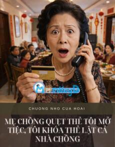 MẸ CHỒNG QUẸT THẺ TÔI MỞ TIỆC, TÔI KHÓA THẺ LẬT CẢ NHÀ CHỒNG