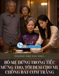 BỐ MẸ ĐỨNG TRONG TIỆC MỪNG THỌ, TÔI ĐEM CHO MẸ CHỒNG BÁT CƠM TRẮNG