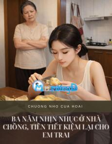 BA NĂM NHỊN NHỤC Ở NHÀ CHỒNG, TIỀN TIẾT KIỆM LẠI CHO EM TRAI