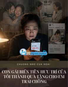CON GÁI BIẾN TIỀN HƯU TRÍ CỦA TÔI THÀNH QUÀ TẶNG CHO EM TRAI CHỒNG