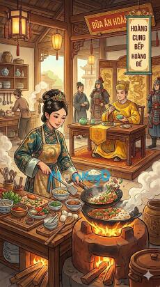 Xuyên Không Làm Hoàng Đế Mê Mẩn Món Ta Nấu